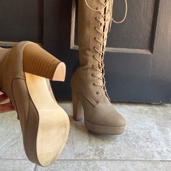 cierra tan knee high boots - Picture 6 of 13